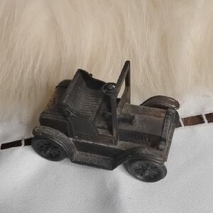 Vintage Metal Toy Car With Pencil Sharpener